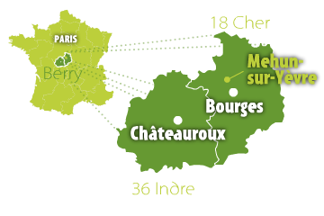 Mehun-sur-Yèvre près de Bourges (Cher)